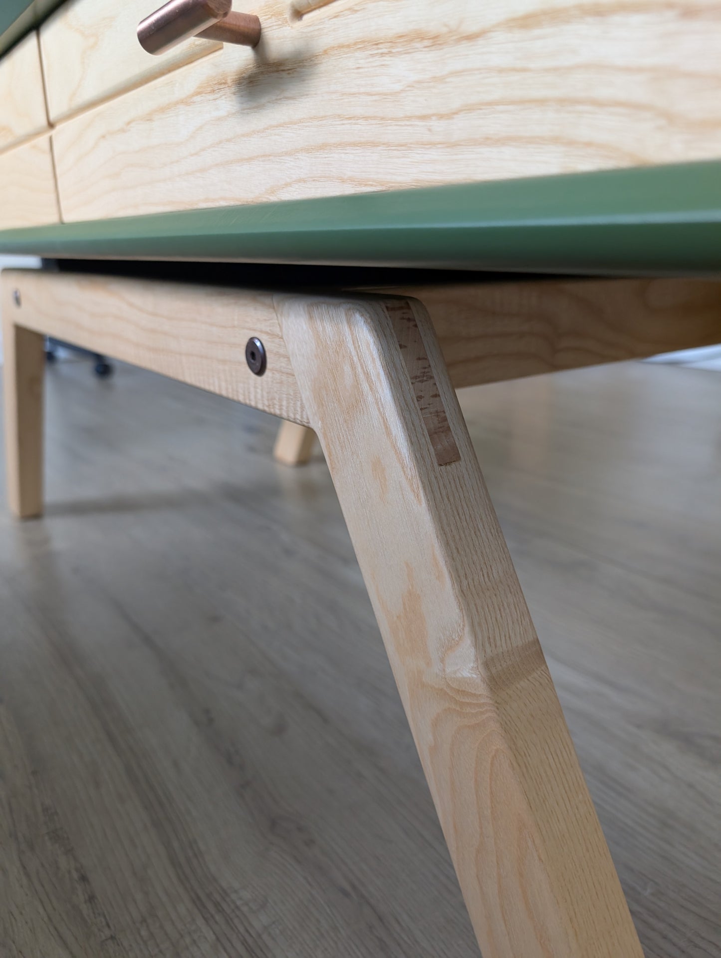 Mid Century Olive Coffee Table