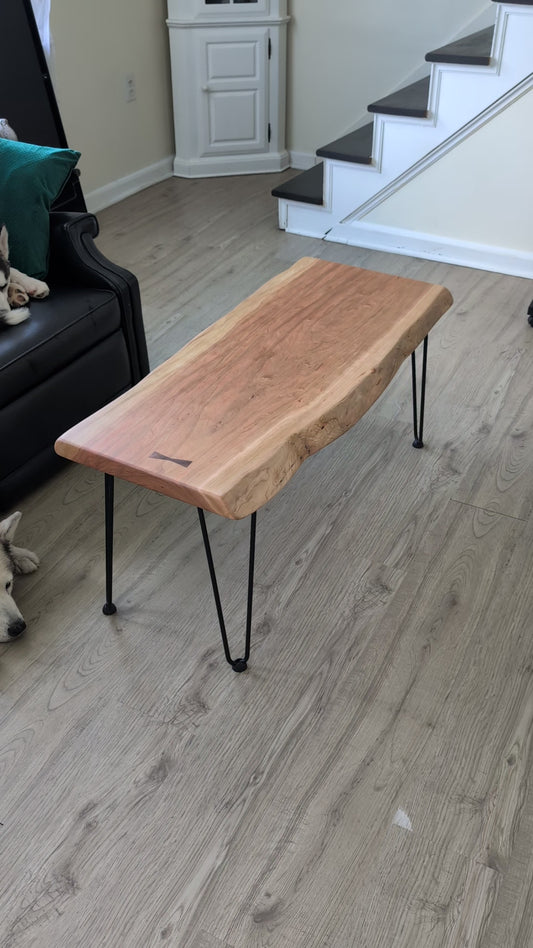 Cherry Live Edge Coffee Table