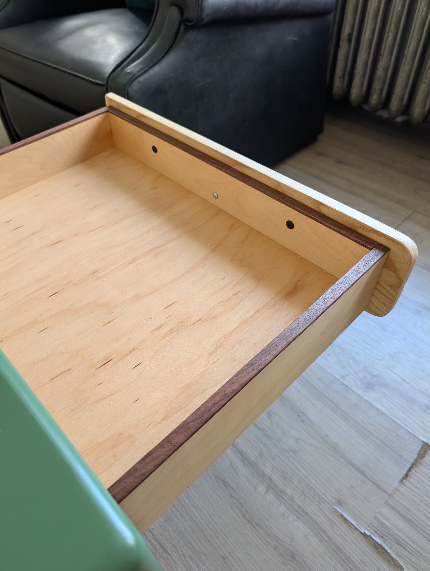Mid Century Olive Coffee Table