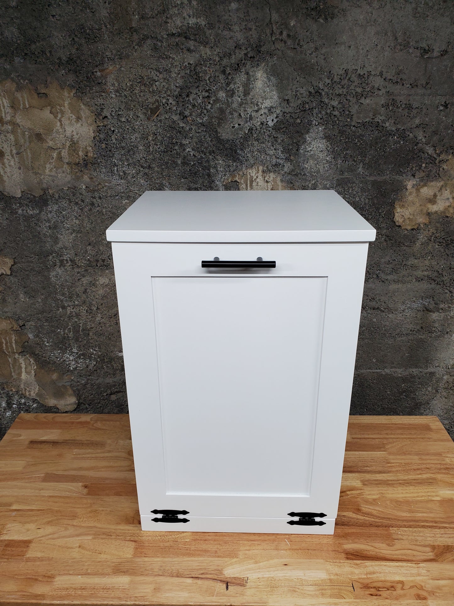 Trash Can Cabinet (White)