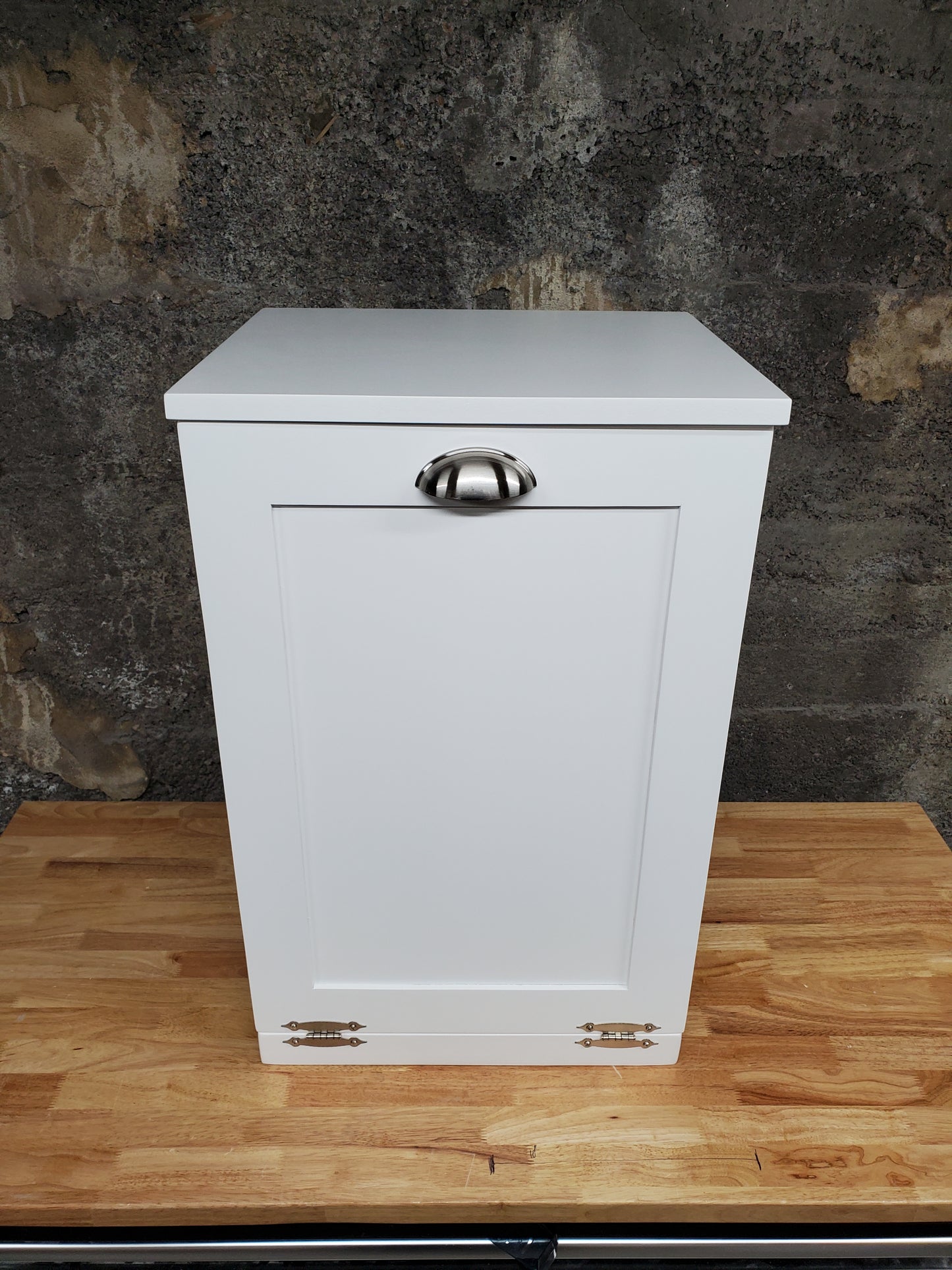 Trash Can Cabinet (White)